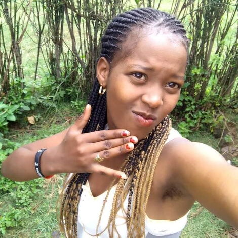Esther Wambui, the 18-year-old whose body was found outside GSU station in Kiambu county, on January 17, 2022.