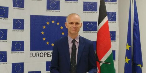 Former European Union Ambassador to Kenya Simon Mordue.