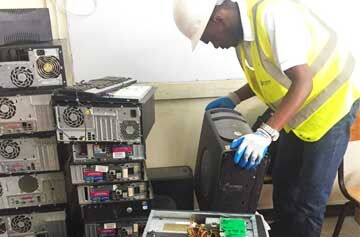 E-Waste disposal: One of the services offered at the Waste Electrical and Electronic Equipment Centre