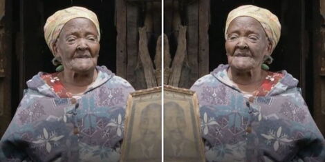 Ex-MauMau freedom fighter during an interview with Deutsche Welle on June 1, 2022.