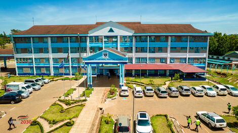 An image of the KNH Othaya Annex hospital in Nyeri County.