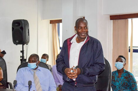 An image of IEBC Director of Information Communication and Technology (ICT) Micheal Ouma.