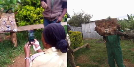 False lion alarm in Mutiribu village, in Meru County on Friday, May 5, 2022.