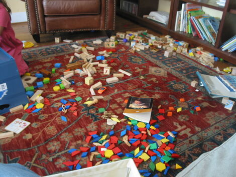 File image of a messy house