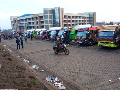 File image of Ngong Matatus on Wednesday, February 10, 2021