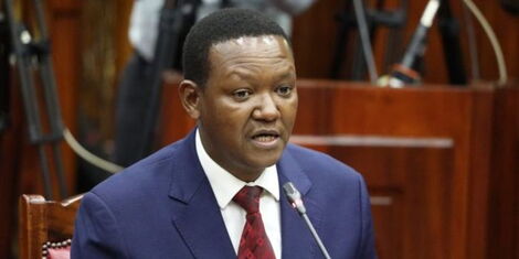 Foreign Affairs CS Nominee Alfred Mutua appears before the NA CS Vetting Committee at County Hall on Monday, October 17, 2022.jpg
