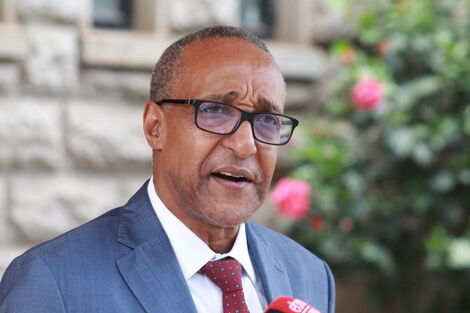 Foreign Affairs Principal Secretary Macharia Kamau April 14, 2020.