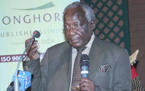Former editor of the Daily Nation Philip Ochieng