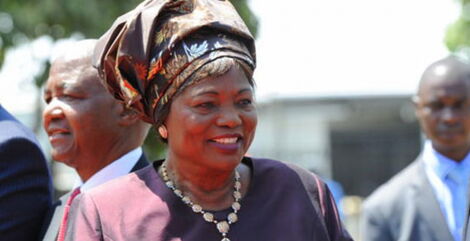 Former First Lady Mama Ngina.