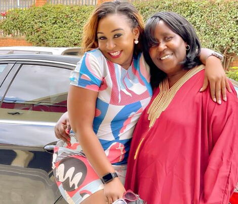 Former K24 TV News Anchor Betty Kyallo and her mother