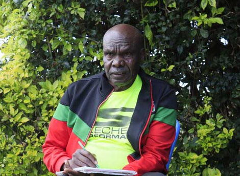 Former Kenyan athlete Henry Rono