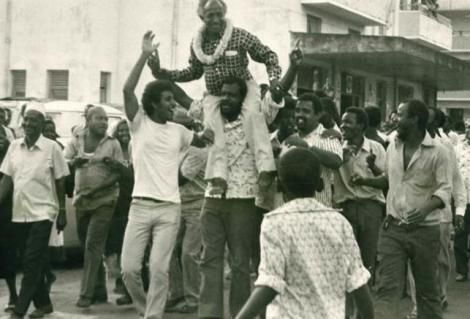 Former Mvita MP and Cabinet Minister Shariff Nassir carried during a past event.THE STANDARD