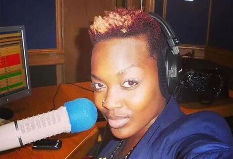 Former Nation FM Presenter Angela Angwenyi.