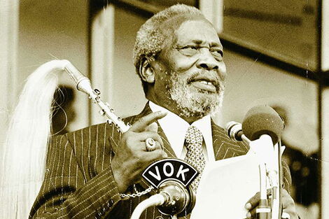Former President Jomo Kenyatta. In the late 1930's he once worked at a night club in Manchester.