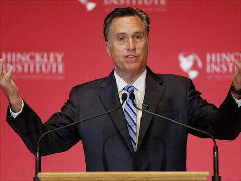 Former US Presidential Aspirant Mitt Romney