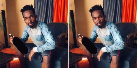 An image of Kenyan blogger Frank Obegi.