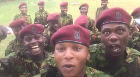 General Service Unit officers after graduation on Wednesday, December 8, 2021