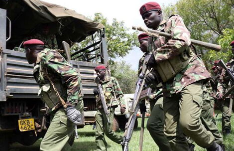GSU officers pitcured during an operation.
