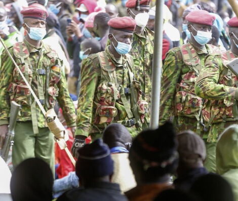 GSU Officers Taking Over From AP Officers on Saturday August 28