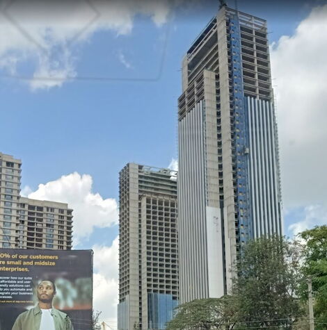 Towering GTC Towers under construction in Westlands, Nairobi