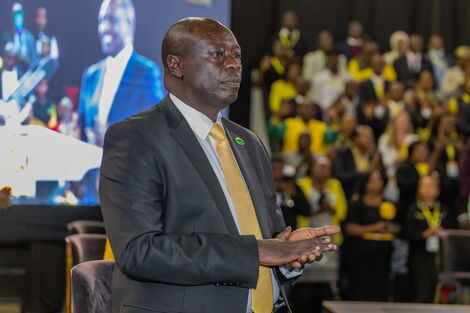 Mathira MP Rigathi Gachagua speaks at the launch of the Kenya Kwanza Alliance Manifesto on Thursday 30th June 2022