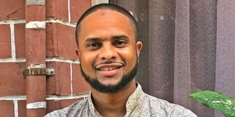 File Photo of Ex KTN Presenter Gaddafi Jamal