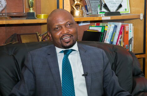Gatundu South MP Moses Kuria addressing the media on January 10, 2020
