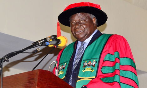 Mwai Kibaki Makerere Honorary 