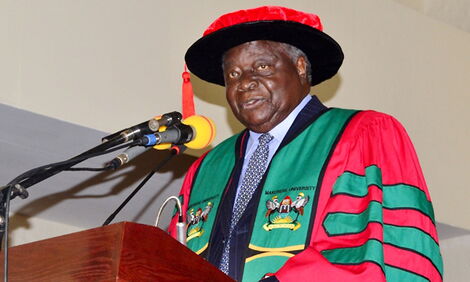 Mwai Kibaki Makerere Honorary