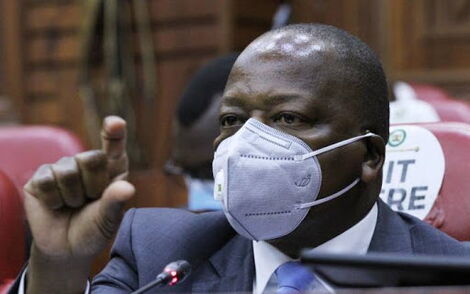 Health CS Mutahi Kagwe.