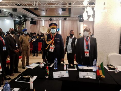 IG Hillary Mutyambai During the 4th Afripol General Assembly Held on October 20