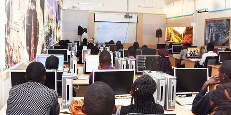 Students of Multimedia University attending an ICT class