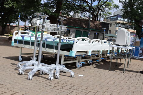 ICU equipment donated to Pumwani Hospital by Mozzart Bet