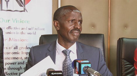 Immediate former KNUT boss Wilson Sossion