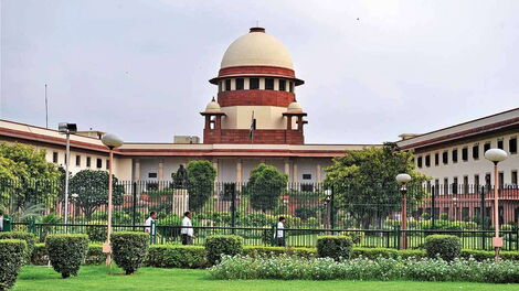 Indian Supreme Court Building in New Delhi.