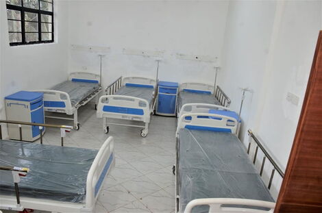 Inside a ward at Uthiru Hospital