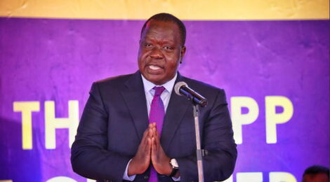 Interior CS Fred Matiang'i speaks during the launch of the Excellence Charter developed by the Office of the Director of Public Prosecutions (ODPP).