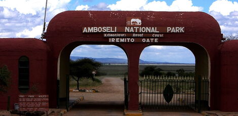 Iremito gate at the Amboseli National Park