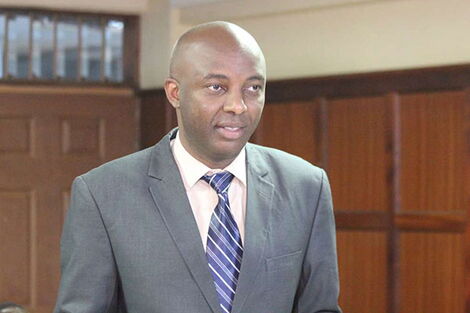 Murang'a Senator Irungu Kang'ata attends a court session on August 29, 2019