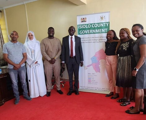 Charlene Ruto during a meeting with Isiolo county government officials on Tuesday October 25, 2022