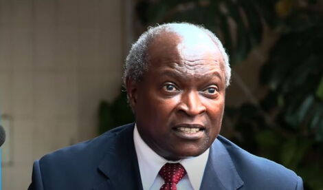Jacob Ochola, who claims that the late President Mwai Kibaki was his father during an interview with KTN News on May 19, 2022.