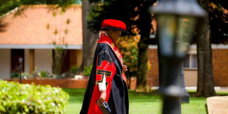 Janet Museveni during the 72nd Graduation Ceremony of Makerere University on May 24, 2022.
