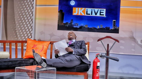 Jeff Koinange in the Citizen TV studios on June 20, 2019.