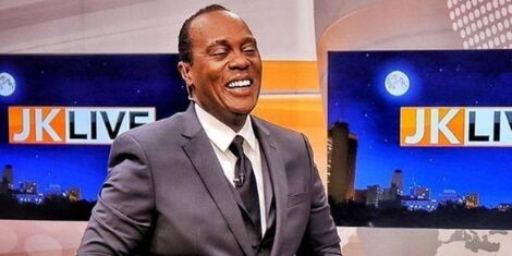 Renowned journalist Jeff Koinange at the Citizen TV studios