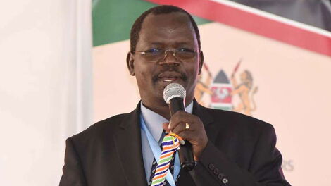 West Pokot governor Prof John Lonyangapuo