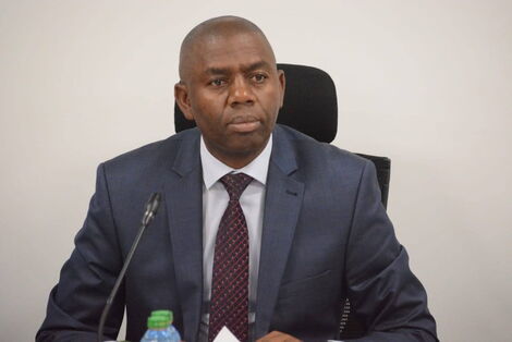 A photo of Laikipia Senator John Nderitu speaking at a past event.
