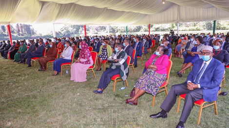 Jubilee Party legislators during a meeting at State House, Nairobi on June 6, 2020