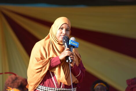 Jubilee Party Nominated Senator Iman Falhada Dekow.