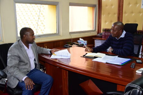 An image of Junet and Kimunya
