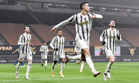 Juventus striker Christiano Ronaldo during a past game